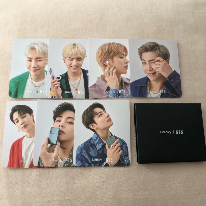 BTS 2021 Autumn ver. Samsung Galaxy Official Photocard JUNG KOOK V JIMIN SUGA RM