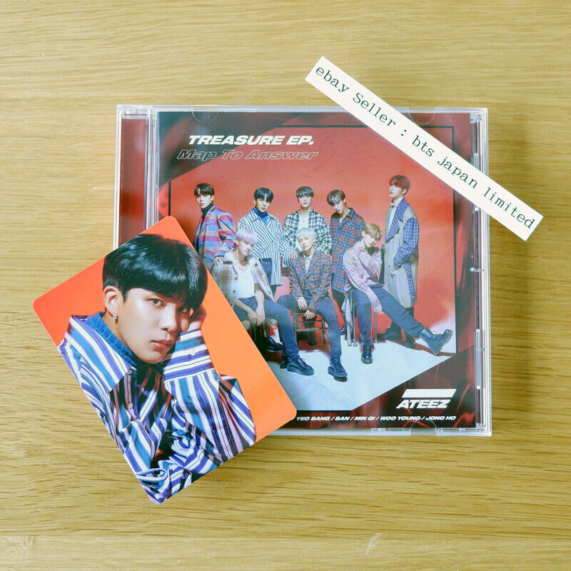 ATEEZ OFFICIAL TREASURE EP.Map To Answer Type-Z CD + Photocard Set Photo card