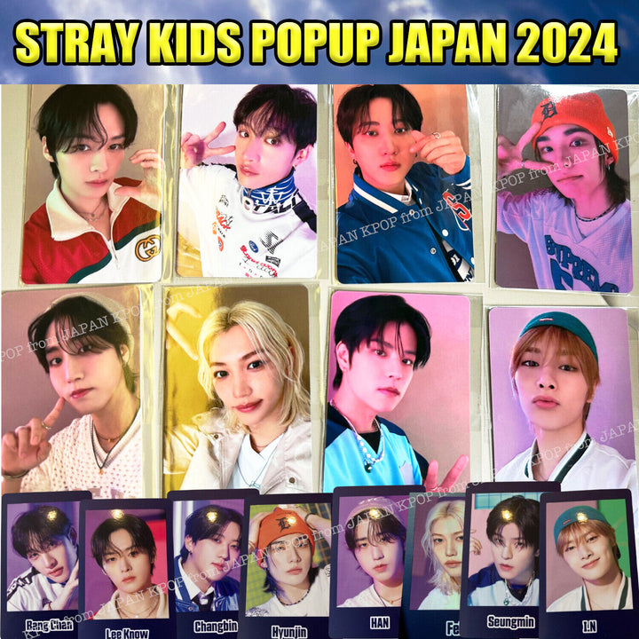 STRAY KIDS ATE POPUP STORE JAPAN 2024 PHOTOCARD BINDER BENEFIT SET JYP POP UP