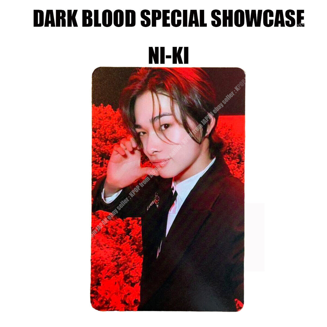 ENHYPEN DARKBLOOD SHOWCASE Tarjeta fotográfica oficial JUNGWON SUNGHOON HEESEUNG SUNOO 