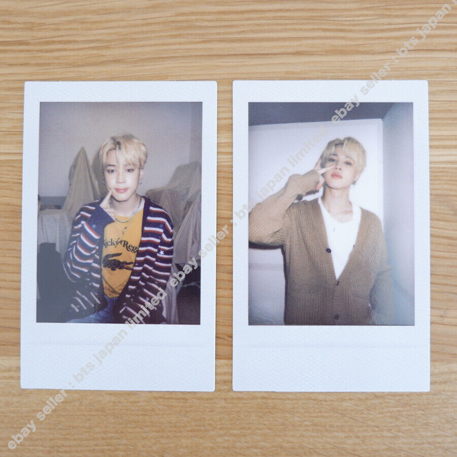 BTS Jimin DECO KIT Cámara instantánea aleatoria Impresión a doble cara Photocard PCS 