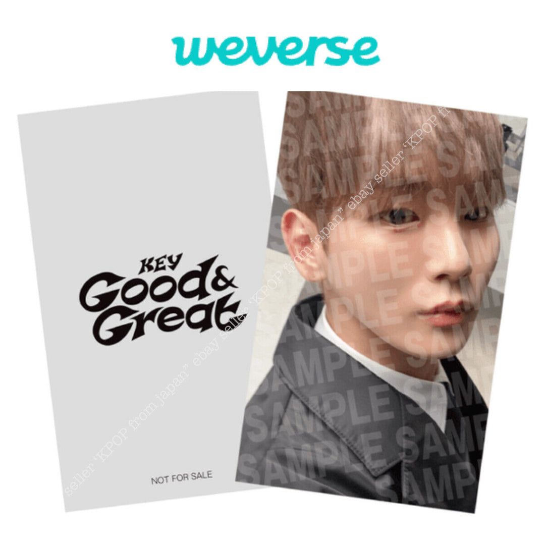 PREORDER KEY Good & Great Weverse Japan / UMS Official Limited photocard SHINEE