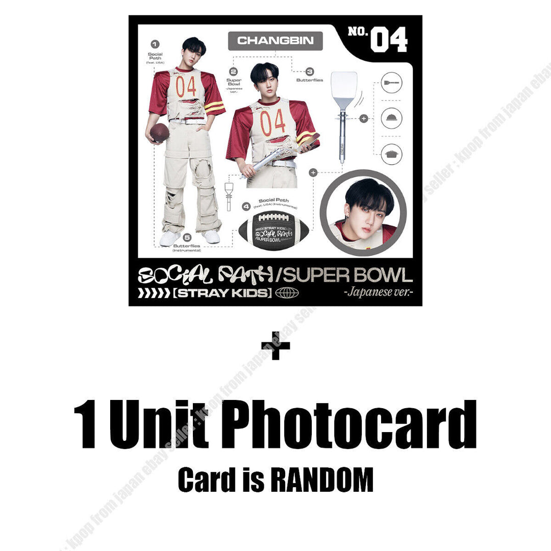 Stray Kids Social Path JAPAN A B Standard Solo FC POB Unit photocard Album