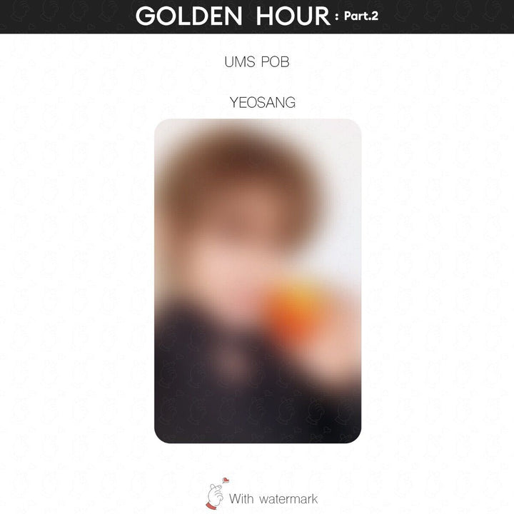 PRE ATEEZ GOLDEN HOUR Part.2 JAPAN STORE BENEFIT POB PHOTOCARD JPFC UMS HMV pt2