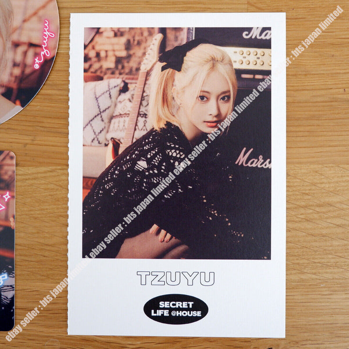 Conjunto de tarjetas fotográficas oficiales de TWICE SALUDOS DE TEMPORADA 2023 VIDA SECRETA EN CASA 