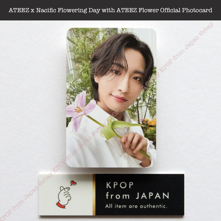 ATEEZ x Nacific Flowering Day with ATEEZ Flower Official Photocard