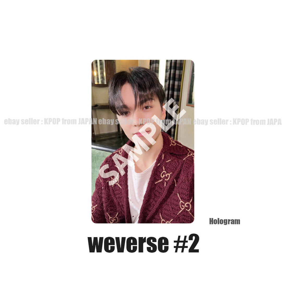 VERNON SEVENTEEN FML POB tarjeta fotográfica CARAT weverse UMS HMV Torre R 