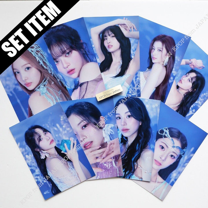 TWICE JAPAN DIVE Japan Official POB A5 Postcard set ONCE JPFC Benefit Set of 8