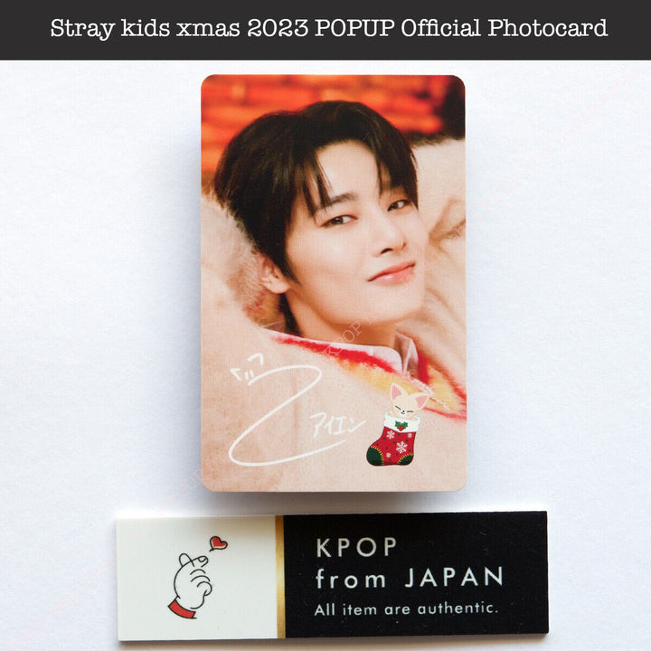 Stray kids 2023 Xmas POPUP Japan limited Official Photocard