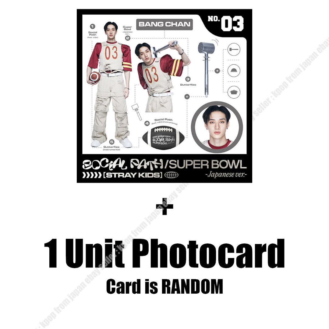 Stray Kids Social Path JAPAN A B Standard Solo FC POB Unit photocard Album