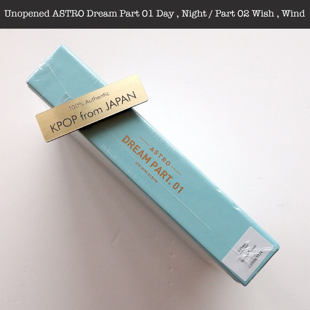 Unopened ASTRO Dream Part 01 Day , Night / Part 02 Wish , Wind Album Photocard