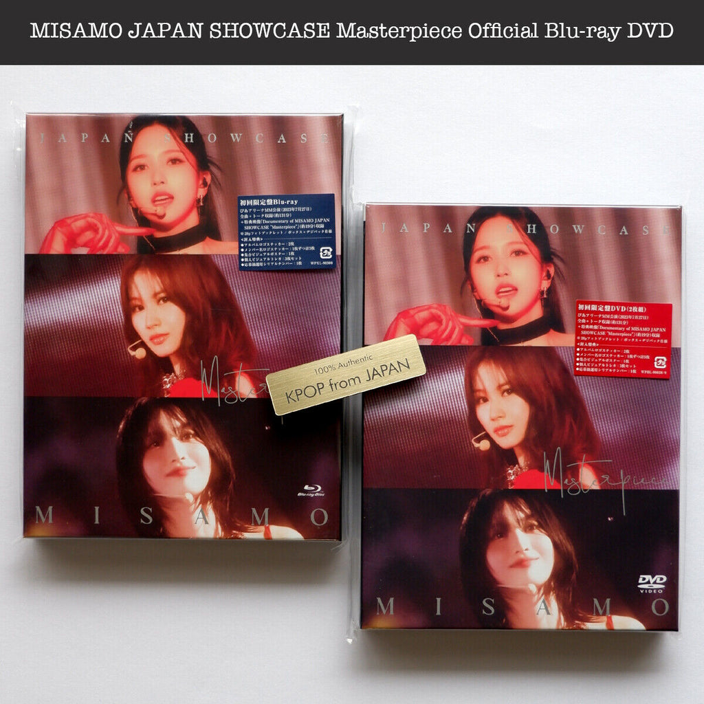MISAMO JAPAN SHOWCASE Masterpiece Official Blu-ray DVD MINA SANA MOMO TWICE