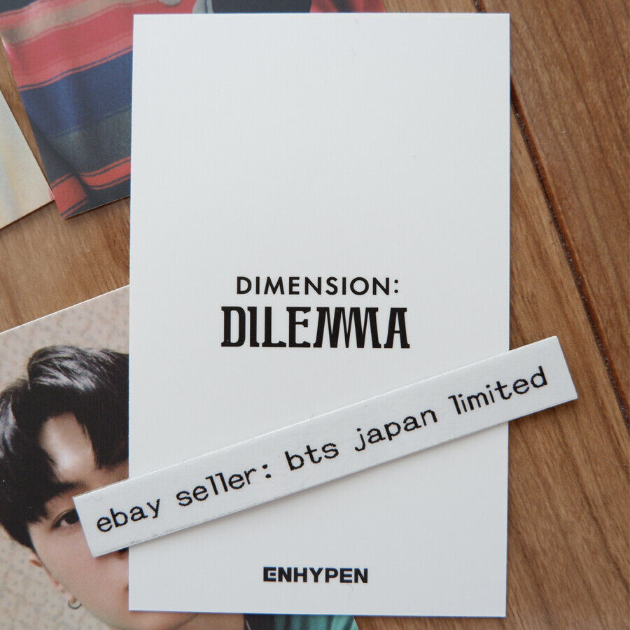 ENHYPEN DIMENSION: DILEMA UNIVERSAL MUSIC Photocard oficial beneficio PC 