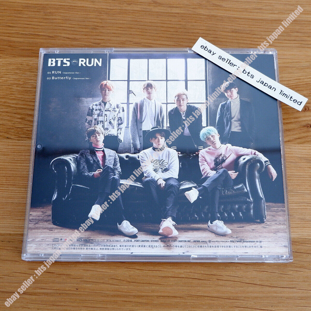 BTS RUN Versión japonesa oficial. HMV, Normal, 1ª edición limitada CD DVD 