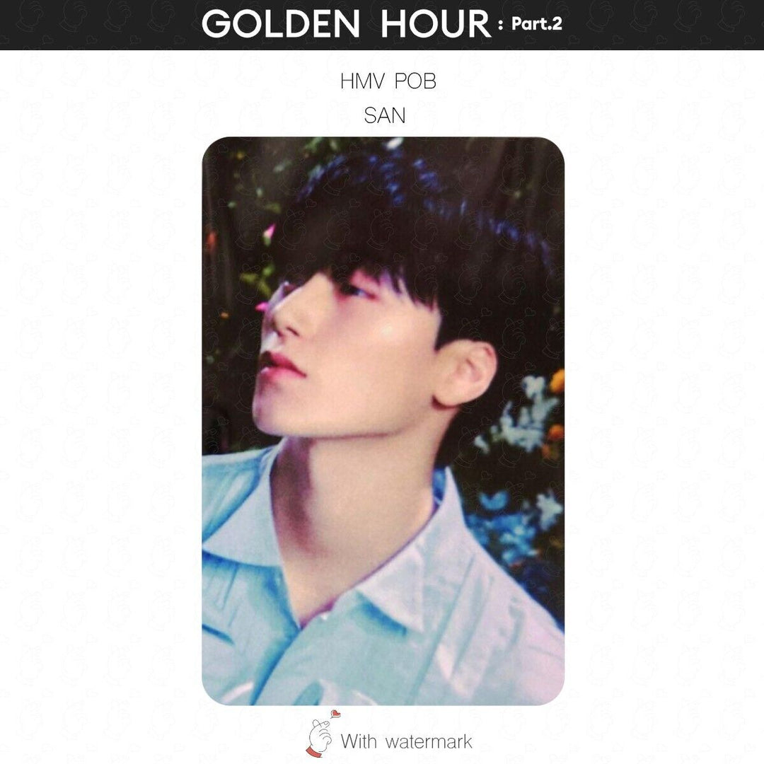 ATEEZ GOLDEN HOUR Part.2 JAPAN STORE BENEFIT POB PHOTOCARD JPFC UMS HMV pt2