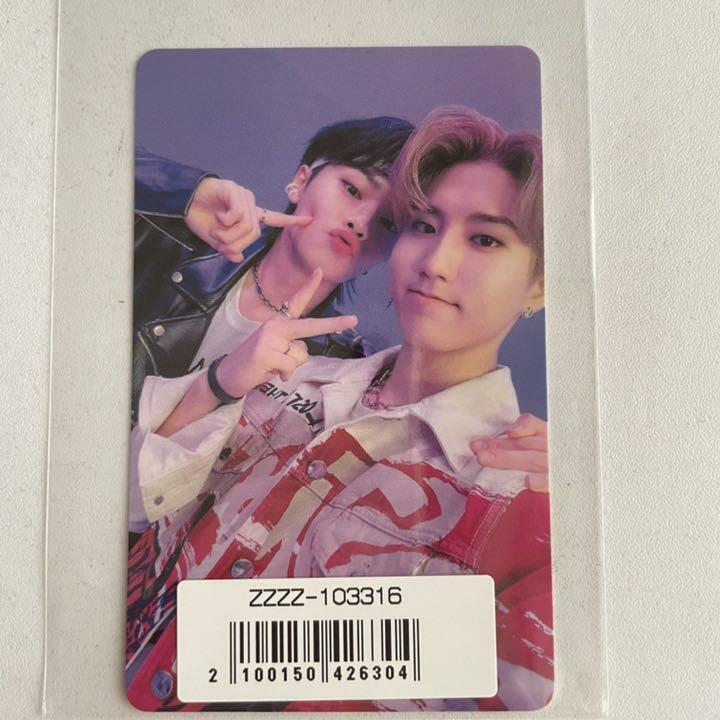 Stray Kids Scars / Thunderous Unidad oficial del club de fans Photocard FC Tarjeta fotográfica PC 