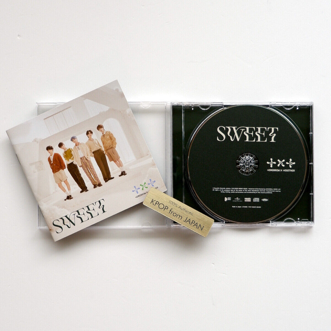 Opened TXT SWEET weverse UMS 7net POB TOMORROW X TOGETHER Japan album CD