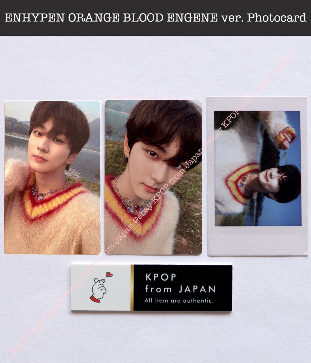 ENHYPEN ORANGE BLOOD ENGENE ver. Official Photocard Postcard