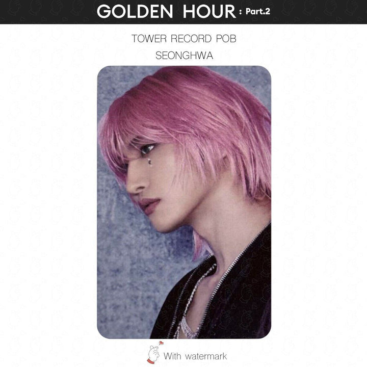 ATEEZ GOLDEN HOUR Part.2 JAPAN STORE BENEFIT POB PHOTOCARD JPFC UMS HMV pt2