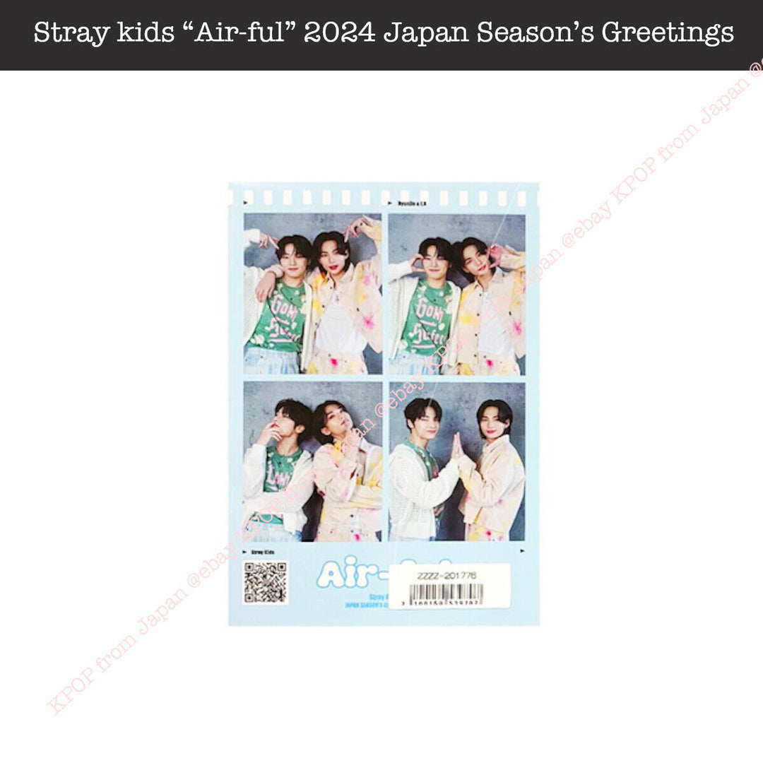 Stray Kids Air-ful JYP POB Photocard 4-cut 2024 JAPAN SEASON’S GREETINGS SEASONS