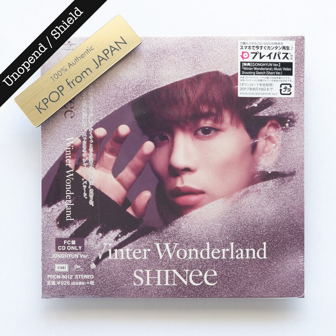 Unopened Shinee Winter Wonderland Japan FC Limited Edition CD FC