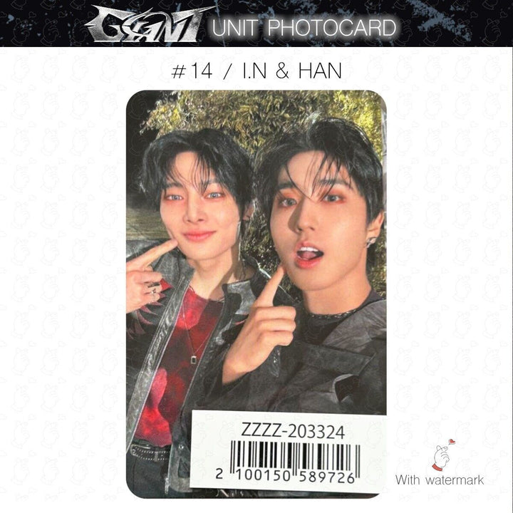 STRAY KIDS GIANT JAPAN 2ND FULL ALBUM UNIT POB PHOTOCARD STAY FC BENEFIT