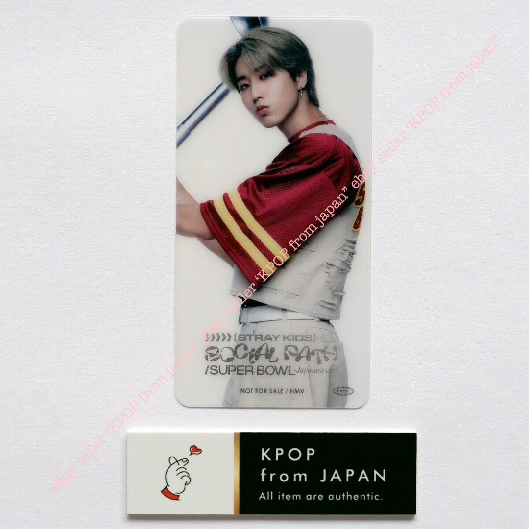 Han Stray Kids Social Path Tarjeta fotográfica oficial JAPAN POB FC Tarjeta fotográfica Fan 