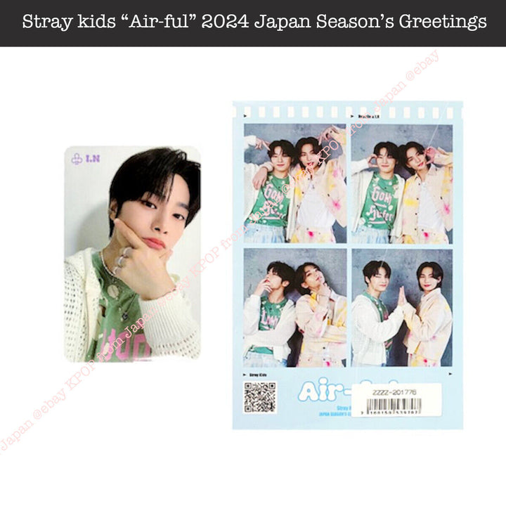 Stray Kids Air-ful JYP POB Photocard 4-cut 2024 JAPAN SEASON’S GREETINGS SEASONS