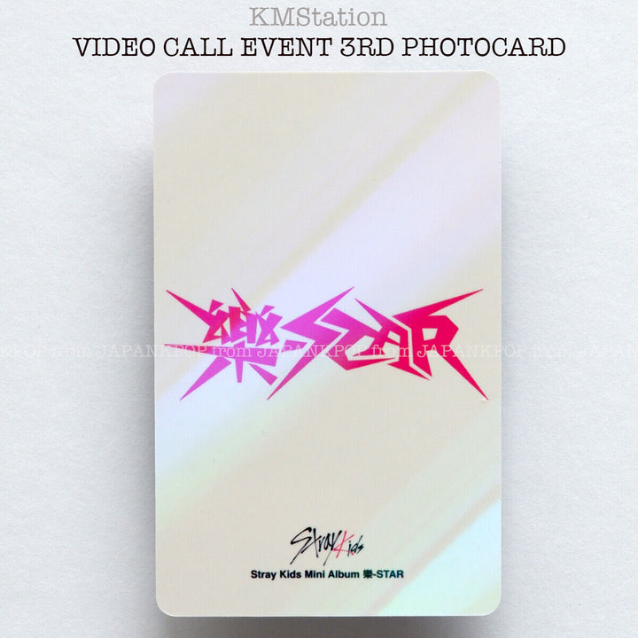 Stray kids ROCK STAR KMSTATION Vedeo call 3rd Official Photocard KMS 3.0