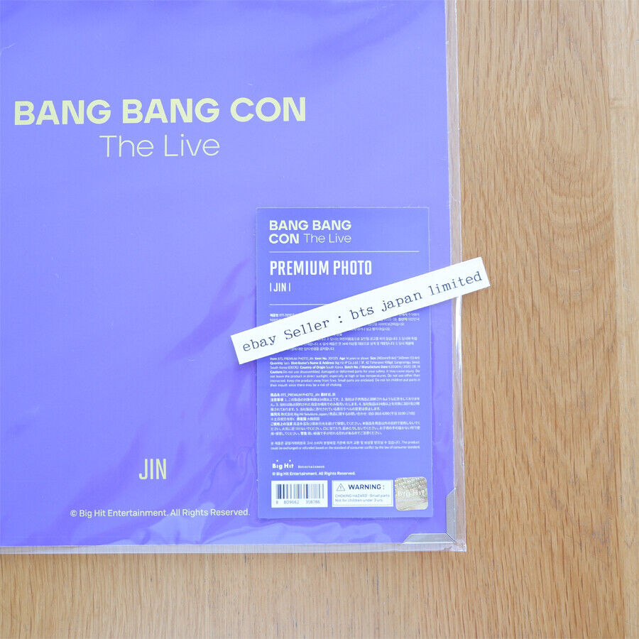 BTS Bang Bang Con FOTO PREMIUM OFICIAL V JIMIN JUNG KOOK SUGA JIN J-HOPE RM