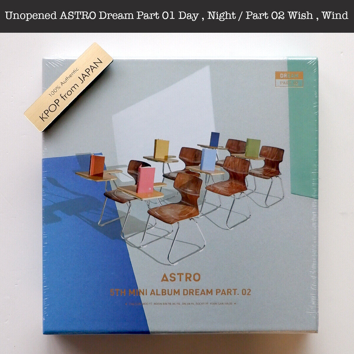 Unopened ASTRO Dream Part 01 Day , Night / Part 02 Wish , Wind Album P –  world-store