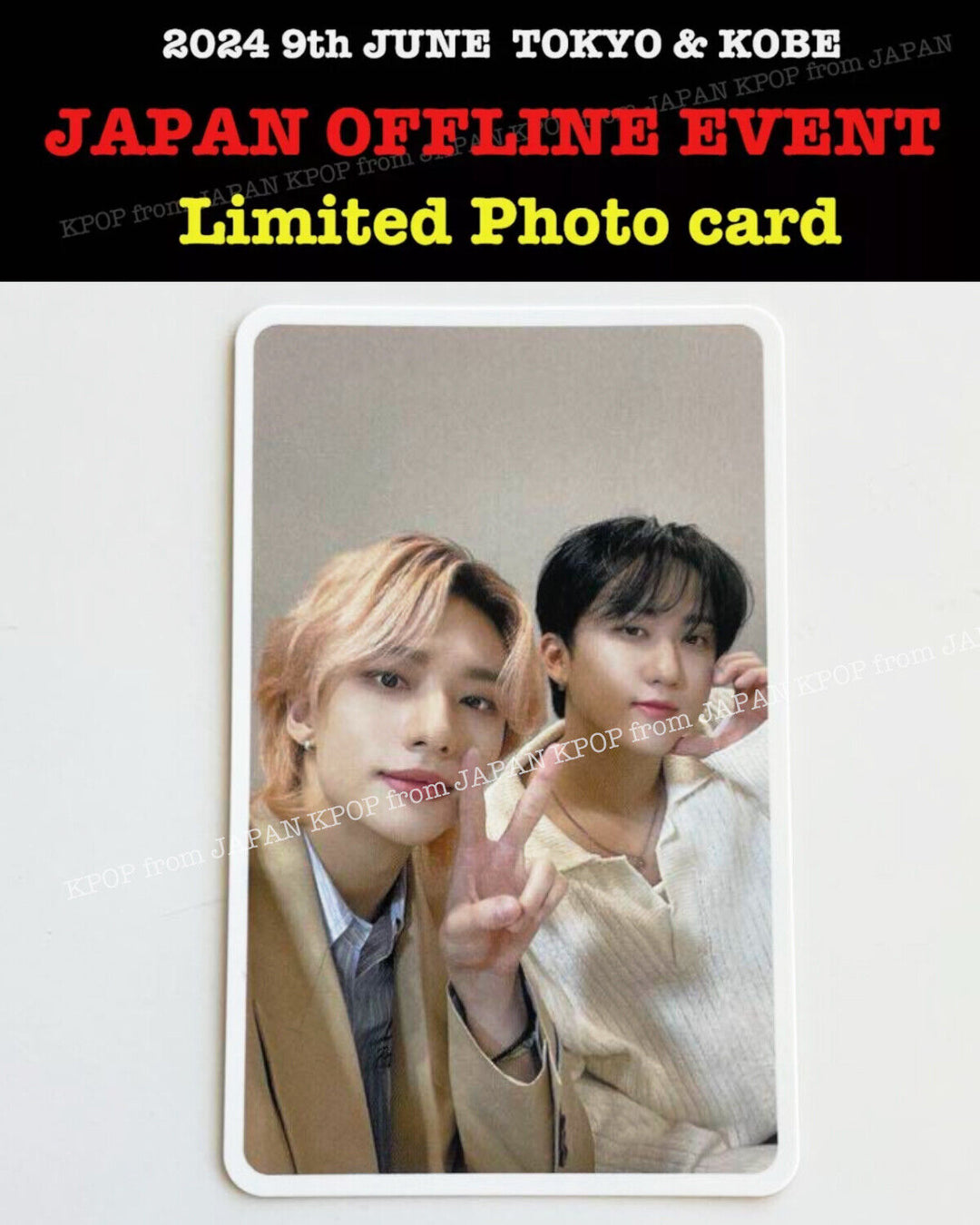 Stray kids TOKYO KOBE Offline Event Limited Official Photocard SKZ2020 TOP