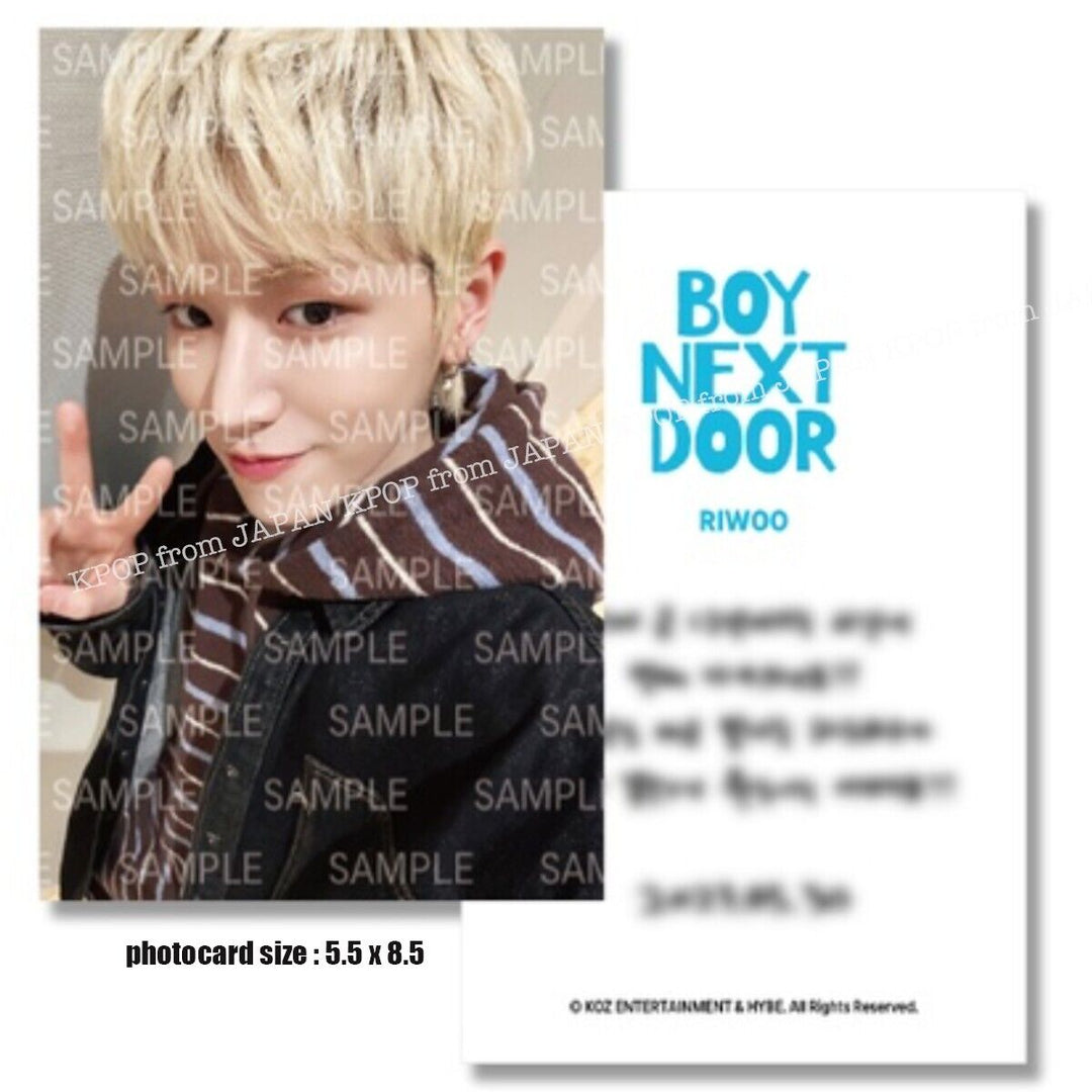 PRE RIWOO 1st ANNIVERSARY MD BOYNEXTDOOR Necklace with Photocard set ONEDOOR