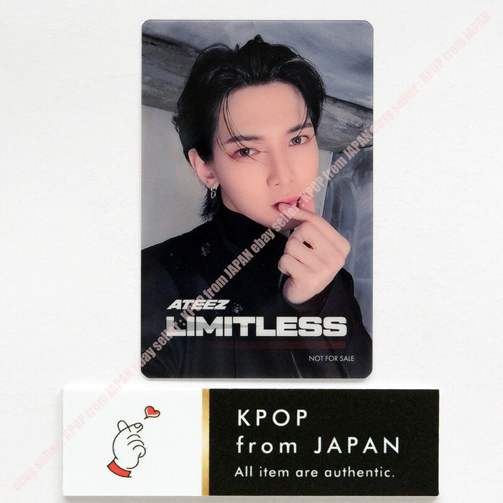 YEOSANG ATEEZ Limitless Tarjeta fotográfica oficial ATINY Tower registra el sorteo de HMV 