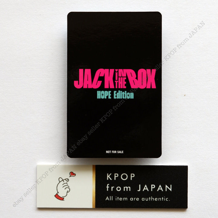 J-HOPE BTS Jack In The Box Edición HOPE JPFC Tarjeta fotográfica Universal Music POB 