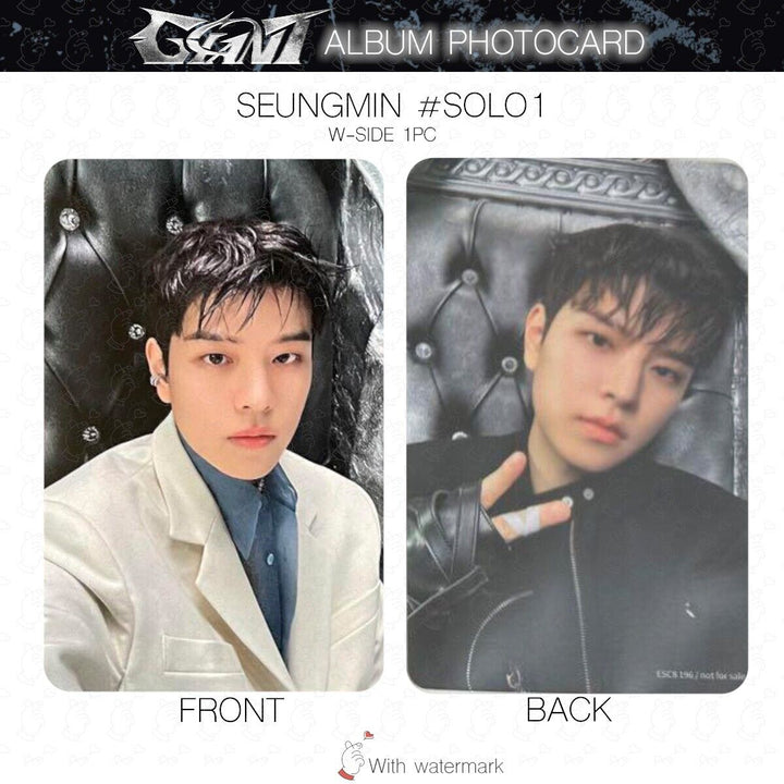 SEUNGMIN STRAY KIDS GIANT JAPAN ALBUM PHOTOCARD POB LUCKY DRAW SOLO SONY