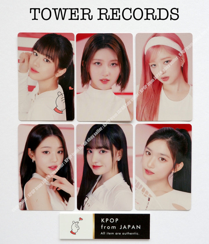 IVE WAVE Japan POB Lucky Draw official photocard HMV Tower record WONYOUNG YUJIN