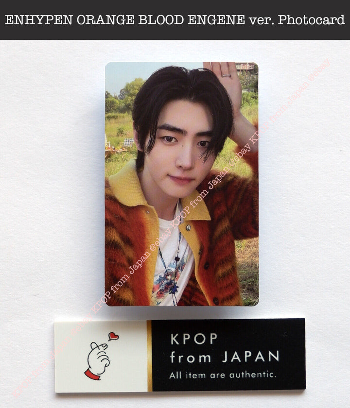 ENHYPEN ORANGE BLOOD ENGENE ver. Official Photocard Postcard