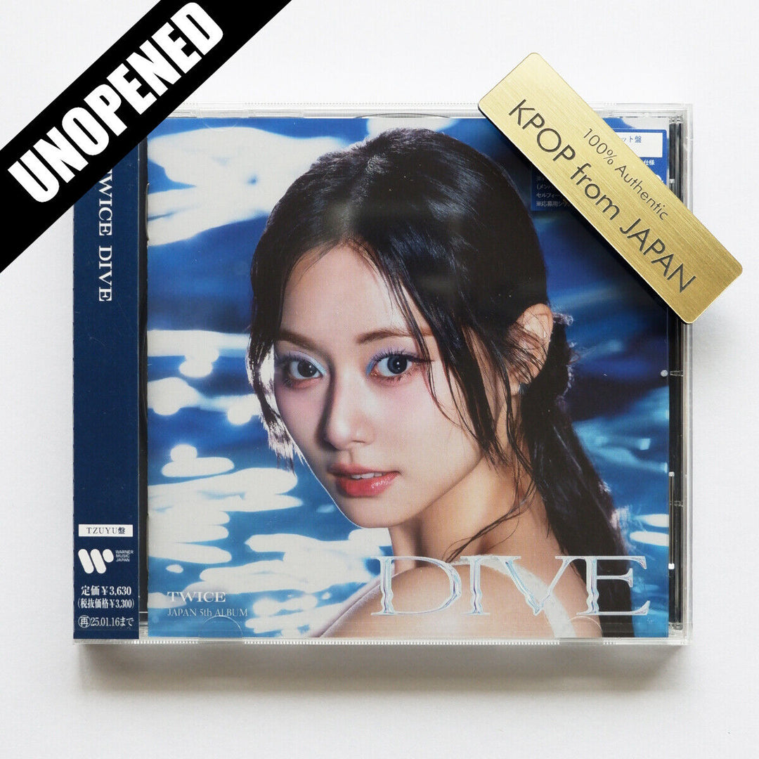 UNOPENED TWICE Japan Album DIVE Limited A B ONCE SOLO CD JPFC Photocard