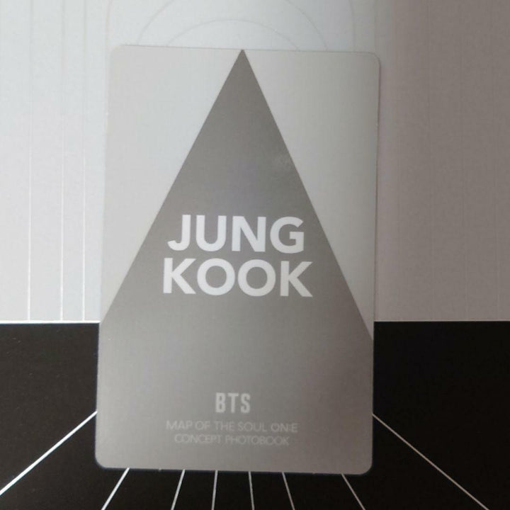 BTS Jungkook CLUE ROUTE HOLOGRAM MAP OF THE SOUL MOS ONE CONCEPT BOOK Photo card