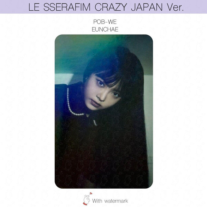 LE SSERAFIM CRAZY JAPAN ver. ALBUM POB LUCKY DRAW PHOTOCARD WEVERSE UMS HMV UNIT