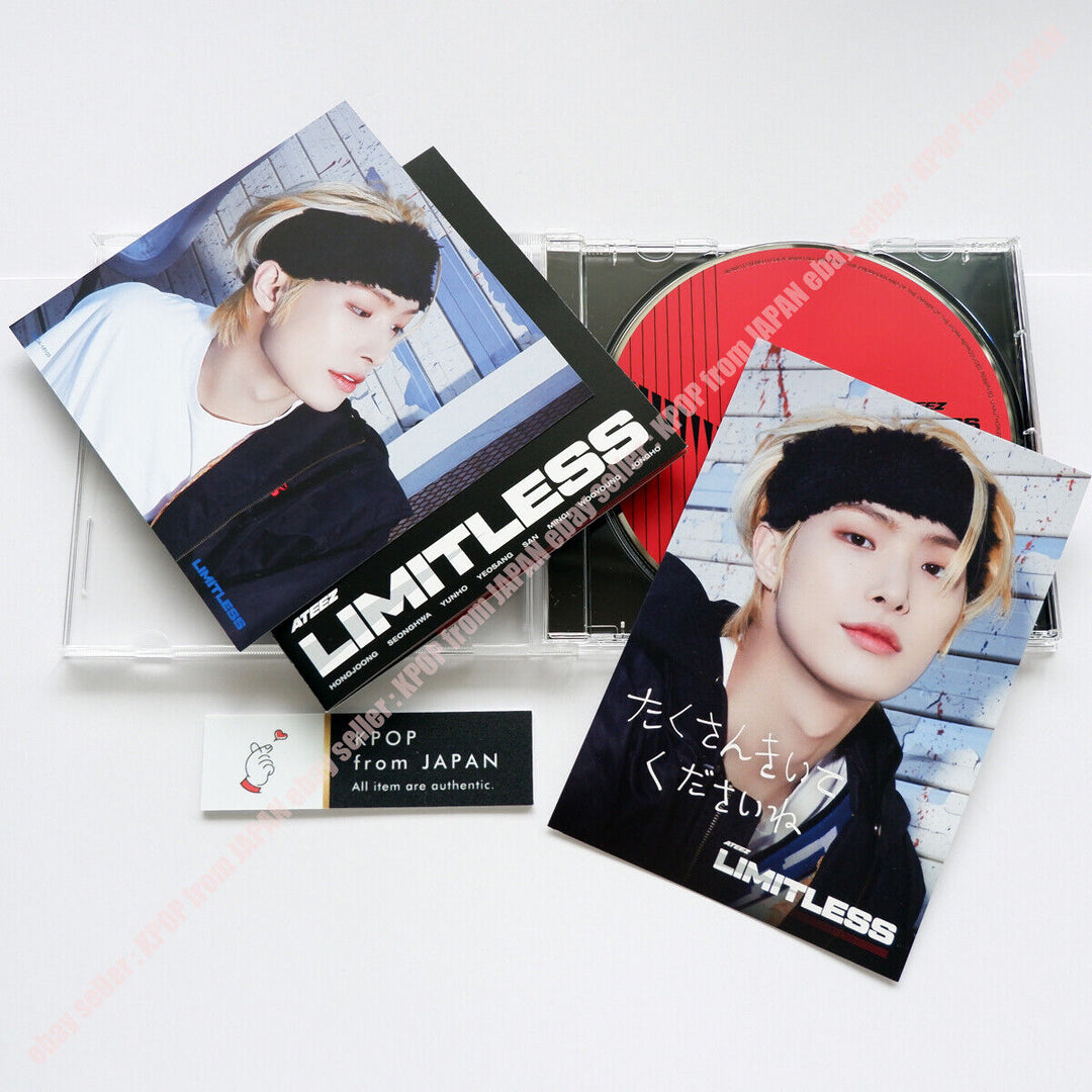 ATEEZ Limitless Official Changing jacket + Standard CD + Post card