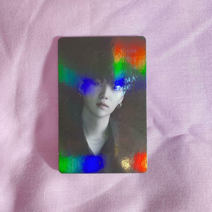 BTS SUGA CLUE ROUTE HOLOGRAM MAP OF THE SOUL MOS ONE CONCEPT BOOK Photo card