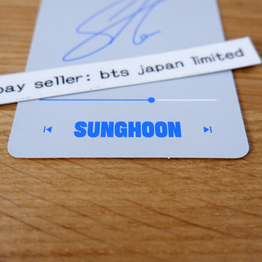 ENHYPEN SUNGHOON Memories : Step 1 Official Photocard DVD DIGI CODE POM