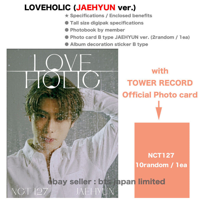 NCT 127 LOVEHOLIC + Beneficio TOWER RECORDS TAEYONG HAECHAN YUTA JAEHYUN JOHNNY