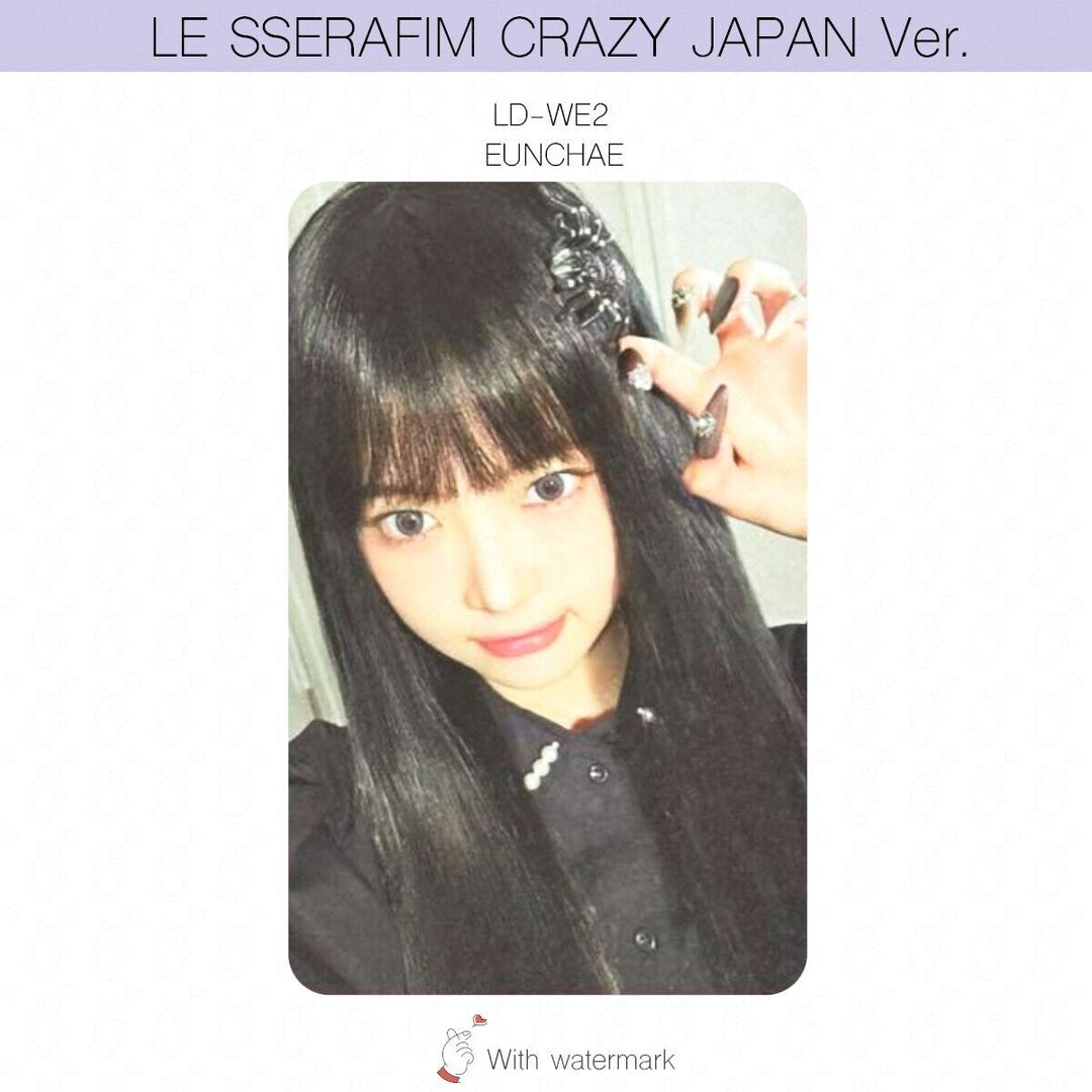 LE SSERAFIM CRAZY JAPAN ver. ALBUM POB LUCKY DRAW PHOTOCARD WEVERSE UMS HMV UNIT