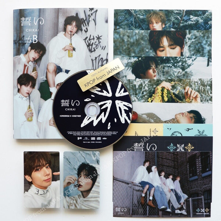 TAEHYUN TXT JAPAN CHIKAI Weverse CD + Official Photocard set / POB SOLO