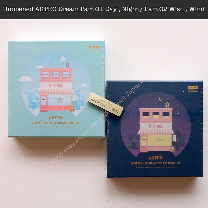 Unopened ASTRO Dream Part 01 Day , Night / Part 02 Wish , Wind Album Photocard