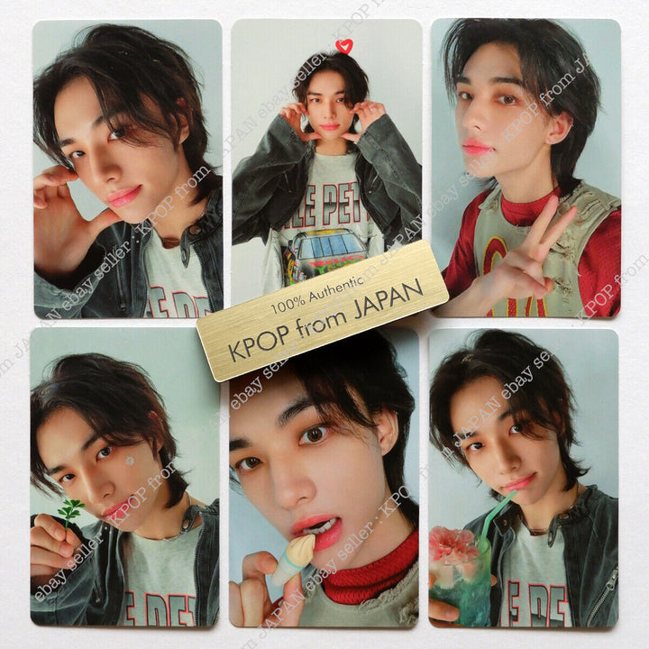 Hyunjin Stray Kids Social Path Tarjeta fotográfica oficial JAPAN POB FC Tarjeta fotográfica Fan 