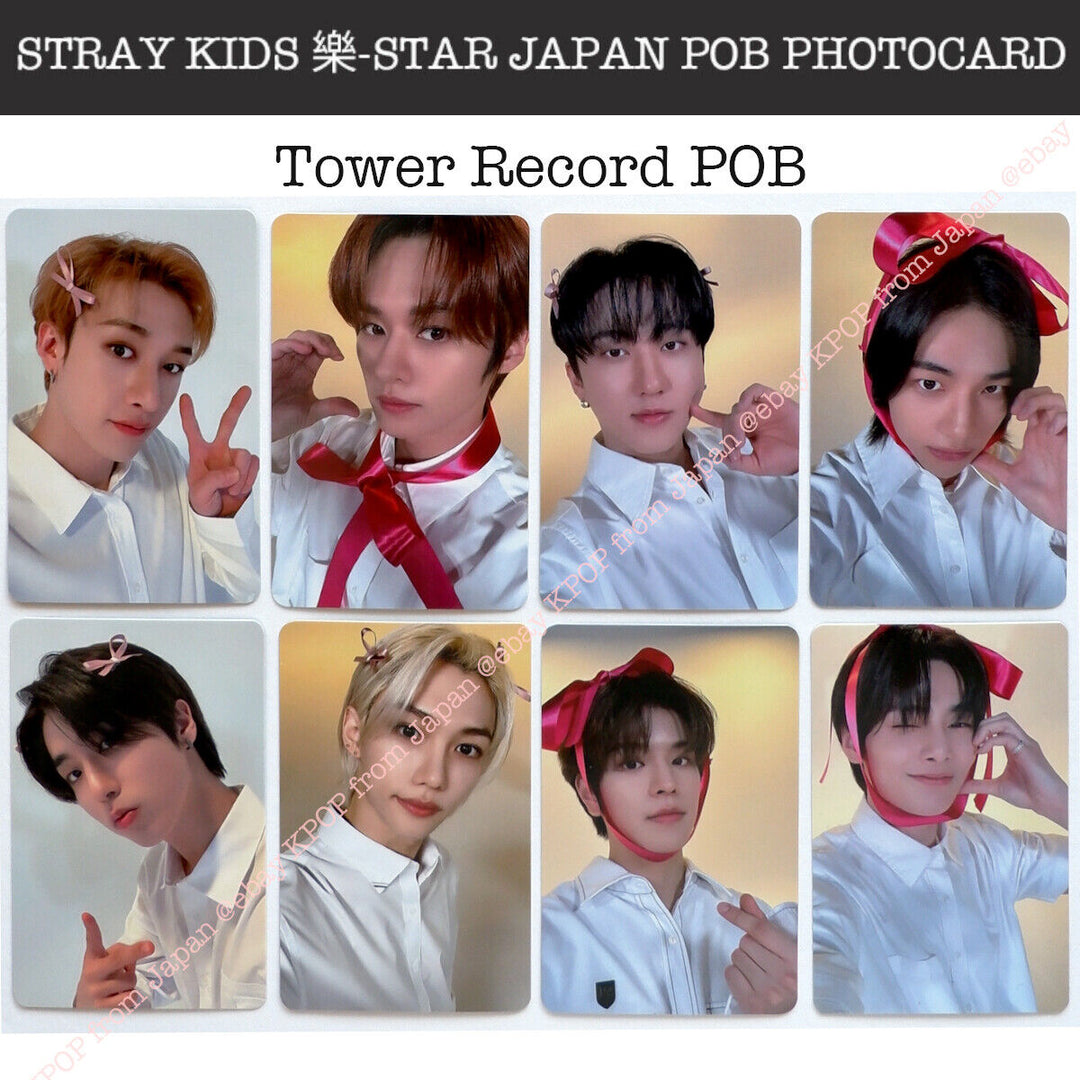 Stray kids ROCK-STAR Japan Limited POB Photocard Tower record HMV